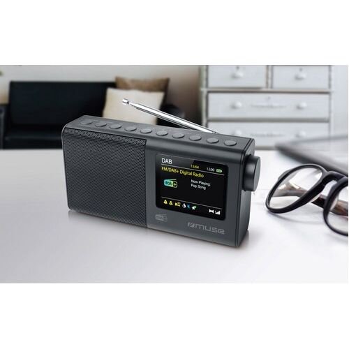 Muse M-117DB draagbare DAB en FM radio