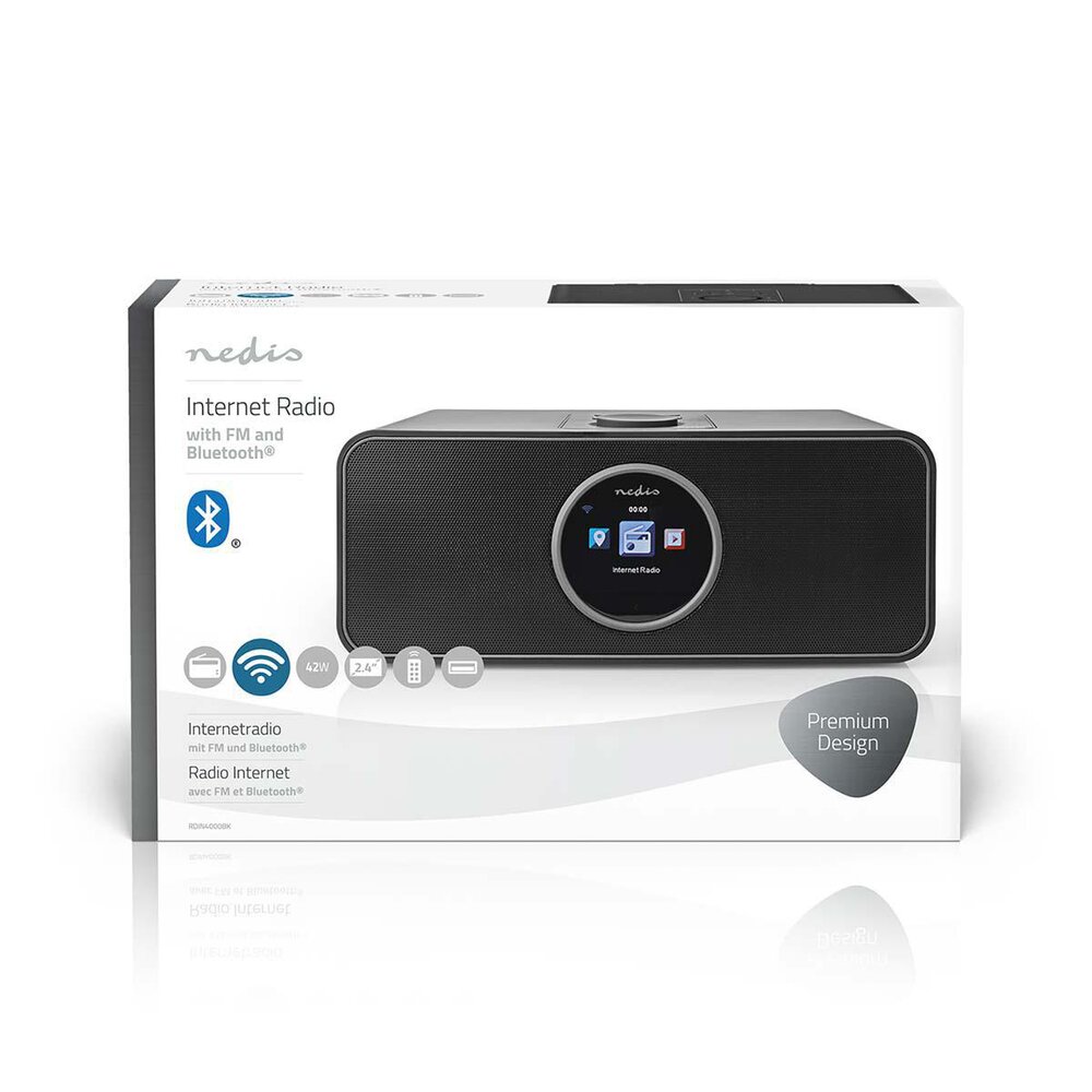 internetradio Nedis Tafelmodel | Zwart | 4000BK