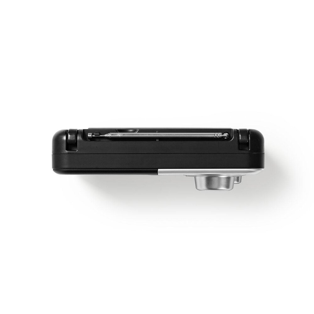 Nedis FM-Radio | Draagbaar Model | FM | Batterij Gevoed / Netvoeding | Analoog | 2.4 W | Zwart-Wit Scherm | Koptelefoonoutput