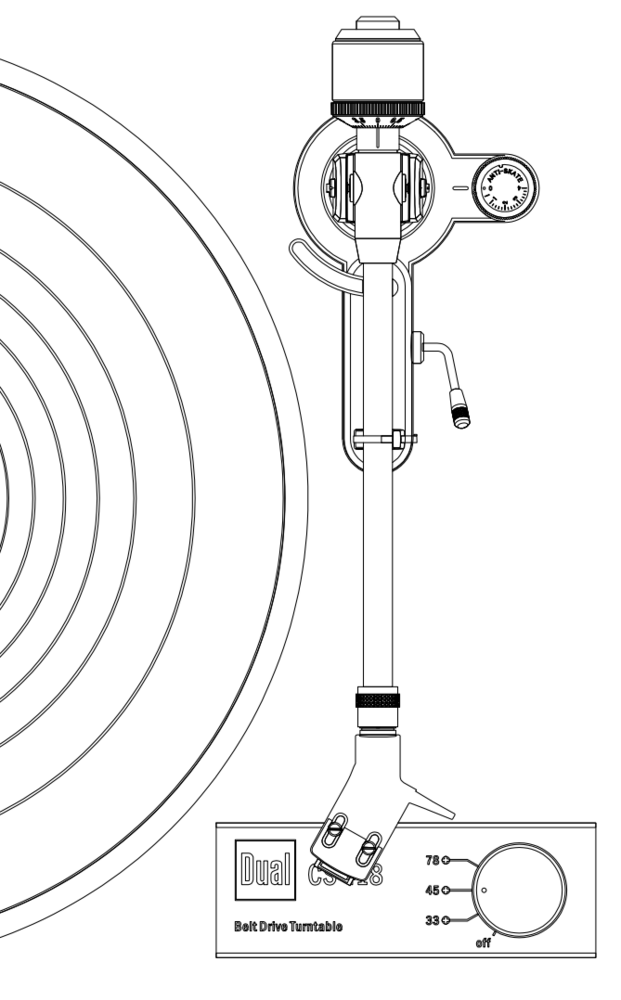 Dual CS 418 HiFi platenspeler