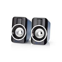 Nedis Gaming-luidsprekers - 2.0 - RGB - Over USB gevoed - 3,5 mm jack - RMS 10W