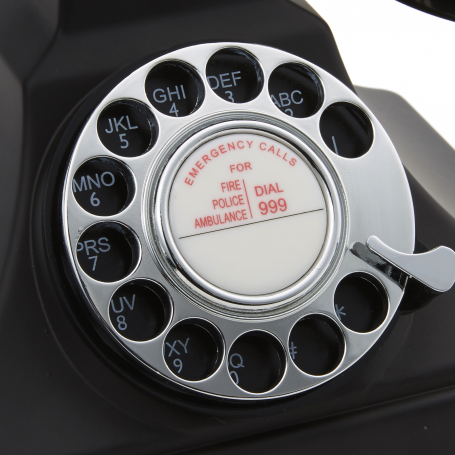 Afwijzen verwennen Vete GPO 200BLA Telefoon met draaischijf, jaren '50 design | 5060203260361 |  Audio Shop