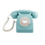 GPO 746 Draaischijf Retro Telefoon Blauw