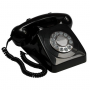 GPO 746 Druktoets Retro Telefoon Zwart