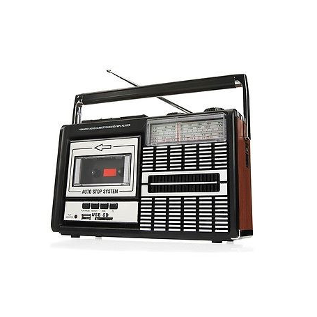 Ricatech PR85 Recorder 80's Radio Cassette USB/SD