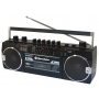Roadstar RCR-3025EBT/BK FM retro radio met cassettespeler