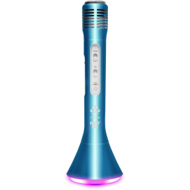 iDance Party Microfoon 4 In 1 Blauw