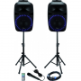 Ibiza Sound geluidset met USB/SD player + BT