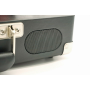GPO SOHO zwart-zilver platenspeler met ingebouwde speakers