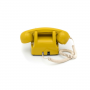 GPO 746 druktoets retro telefoon Mustard