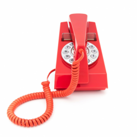 GPO 1960PUSHRED Telefoon Trim retro jaren ‘60 druktoetsen rood