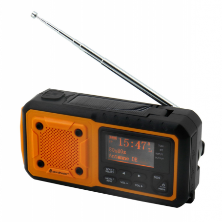 Soundmaster DAB112OR Compacte DAB+ radio met accu