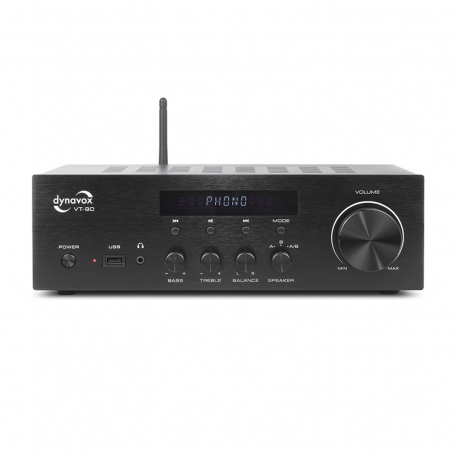 Audio Dynavox - VT-90 versterker Phono aansluiting en BT