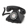 GPO Carrington Retro Telefoon Zwart - Outlet