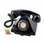 GPO Carrington Retro Telefoon Zwart - Outlet