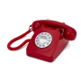 GPO 746 Druktoets Retro Telefoon Rood - outlet