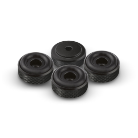 Audio Dynavox - Aluminium voeten 4 delig - zwart - 20 mm