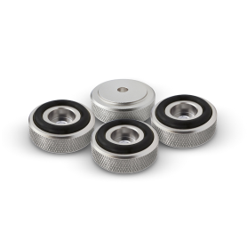 Audio Dynavox - Aluminium voeten 4 delig - zilver - 30 mm