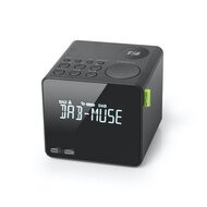 Muse M-187CDB DAB+ - Digitale wekkerradio met DAB+/FM-radio en helder LED-display
